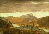 Buena Vista Bar Paintings - Mountain Vista by Alexander Helwig Wyant